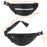 Zol Moda Waist Bag (Black) - Zol
